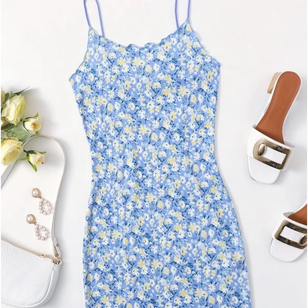 Floral Bodycon Mini Dress